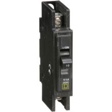 Schneider Electric QOU110 Miniature Circuit Breakers QOU 10A 1-Pole 120 VAC / 240 VAC 48 VDC 10kA