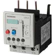 SIEMENS 3RU1136-4DB0 Thermal Overload Relay 18A-25A Size S2 Class 10 Contactor Mount Screw Terminal Manual Automatic Reset