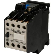 SIEMENS 3TH8022-0AV0 Contactor Relay 22E DIN EN 50011 2 Normally Open + 2 Normally Close Screw Terminal AC Operation 400VAC/380VAC 50Hz 480VAC/460VAC 60Hz