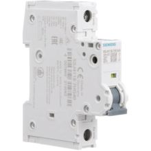 SIEMENS 5SJ4 118-7HG40 240VAC 14kA, 1-pole, C curve, 15A, D=70mm UL489, equal polarity Miniature Circuit Breakers