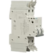 SIEMENS 5SJ4 201-7HG42 277VAC 10kA, 2-pole, C Curve, 1A according to UL489 480Y 125VDC MCB Miniature Circuit Breakers