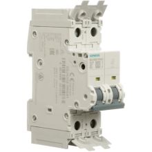 SIEMENS 5SJ4 203-7HG41 240VAC 125VDC 14kA, 2-pole, C curve, 3A, D=70mm UL489 Miniature circuit breakers