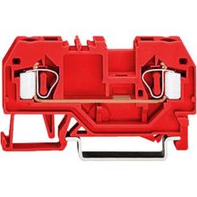 WAGO 281-903 2-conductor through terminal block; 4 mm<sup>2</sup>; center marking; for DIN-rail 35 x 15 and 35 x 7.5; CAGE CLAMP®; 4