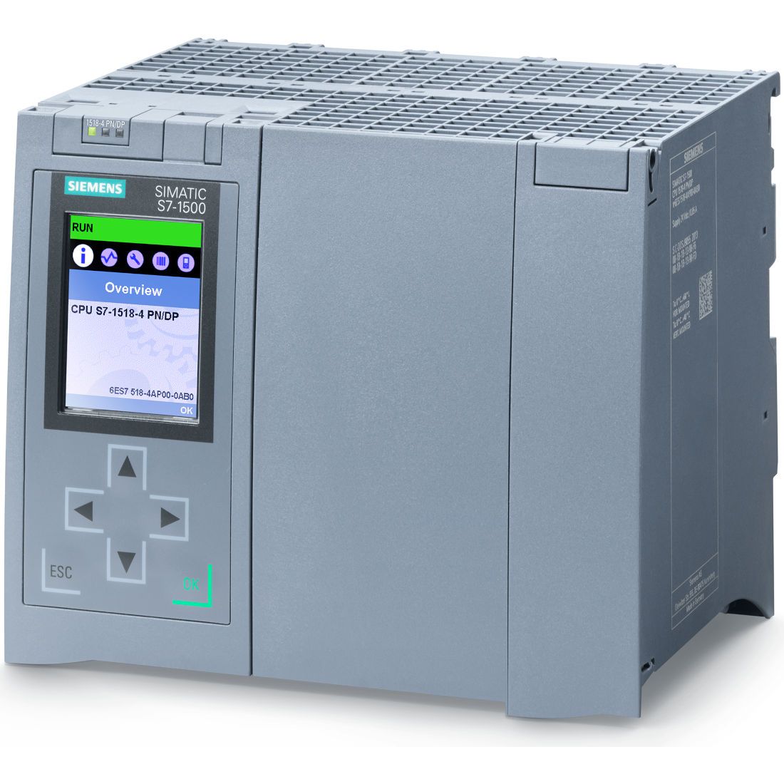 6ES7518-4AP00-0AB0 SIEMENS S7-1500 CPU 1518-4 PN/DP Central