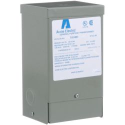 Acme Electric T-1-81051 120VAC 240VAC Primary 12VAC 24VAC Secondary 500VA 60Hz Encapsulated 1-Phase Buck Boost Transformers