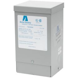 Acme Electric T-2-53009-S 240VAC 480VAC Primary 120VAC 240VAC Secondary 4 Windings 750VA 60Hz Dry-Type Encapsulated 1-Phase Distribution Transformers