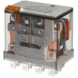 finder 56.34.8.240.0000 Plug-in Four-Pole 12A 240VAC AgNi 4PDT Miniature Power Relay 56 SERIES