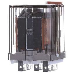 finder 62.32.8.006.0040 Plug-in Two-Pole 6VAC AgCdO DPDT Lockable Test Button Mechanical Indicator Power Relay 16A 62 SERIES