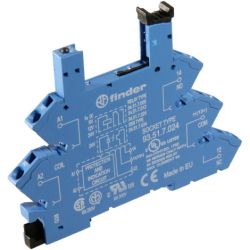 finder 93.51.7.024 Screw Less Terminal Bases 35mm Rail Mounting