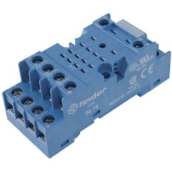 finder 94.74 Screw Terminal (Plate Clamp) Blue Bases
