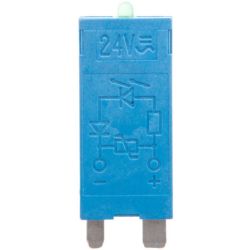 finder 99.01.0.024.98 Green LED and Varistor Indicator Module 6VAC-24VAC 6VDC-24VDC 99 Series