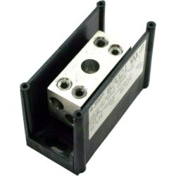 Mersen 67021 Ferraz Shawmut Intermediate PDB Power Distribution Block 1-Pole 600V AC 600V DC 350A AL Aluminum Box to Box