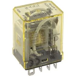 IDEC RH2B-UAC220-240V Relay Plug-In DPDT 10A 220-240VAC Blade Terminal