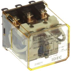 IDEC RH3B-UAC120V Relay Plug-In 3PDT 10A 120VAC Blade Terminal