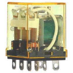 IDEC Izumi RH3B-UDC12V Relays Plug-In 3PDT 10A 12VDC Blade Terminal