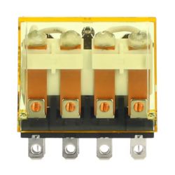 IDEC RH4B-UAC12V Relay Plug-In 4PDT 10A 12VAC Blade Terminal