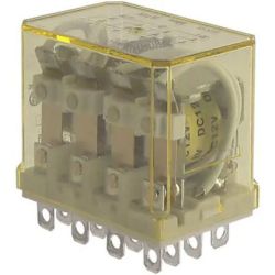IDEC RH4B-UDC12V Relay Plug-In 4PDT 10A 12VDC Blade Terminal