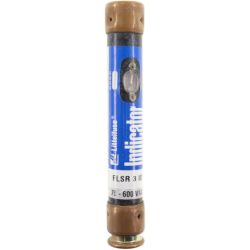 Littelfuse FLSR-3-ID POWR-GARD Class RK5 Time Delay Current Limiting Dual Element 600VAC 300VDC 3A Indicating Fuses