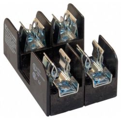 Mersen 20327 Ferraz Shawmut Class H & K 250VAC Fuse Holders Spring Reinforced 2-Pole Pressure Plate 30A
