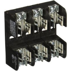 Mersen 20328 Ferraz Shawmut Class H & K 250VAC Fuse Holders Spring Reinforced 3-Pole Pressure Plate 30A