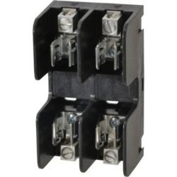 Mersen 20607 Ferraz Shawmut Class H &amp; K 250VAC Fuse Holders Spring Reinforced 2-Pole Box 60A