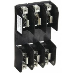 Mersen 21038R Ferraz Shawmut Class R 250VAC 250VDC Fuse Holders Spring Reinforced 3-Pole Box 100A