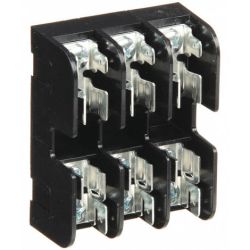 Mersen 30313 Ferraz Shawmut Midget 600VAC Fuse Holders Screw 3-Pole 30A