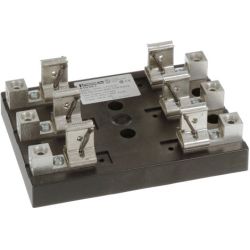 Mersen 61038J Ferraz Shawmut Class J 600VAC 600VDC Spring Reinforced Fuse Holders 3-Pole Box 100A