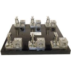 Mersen 62003 Ferraz Shawmut Class H &amp; K 600VAC Spring Reinforced Fuse Holders 3-Pole Side-Clip 200A