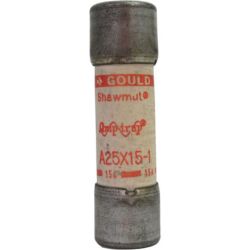 Mersen A25X15-1 Ferraz Shawmut Amp-Trap Form 101 Semiconductor Protection Fuse Ferrule 250VAC 15A
