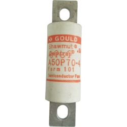 Mersen A50P70-4 Ferraz Shawmut Amp-Trap Form 101 Semiconductor Fuse 500VAC 70A Bolt-in