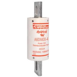 Mersen A60X400-4 Ferraz Shawmut Amp-Trap Form 101 Semiconductor Fuse 600VAC 400A Blades Bolt-in