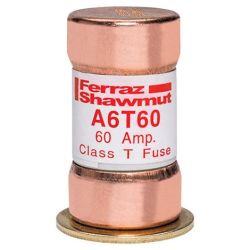 Mersen A6T60 Ferraz Shawmut Fast Acting/Class T UL/CSA Listed Power Fuse 600VAC 300VDC 60A