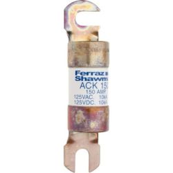 Mersen ACK150 Ferraz Shawmut ACK Forklift Truck Special Purpose Fuse 125VAC 125VDC 150A