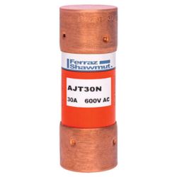 Mersen AJT30N Ferraz Shawmut Class J Time Delay UL/CSA Listed Power Fuse 30A 600VAC 500VDC