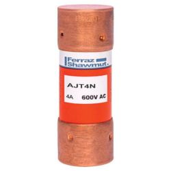 Mersen AJT4N Ferraz Shawmut Class J Time Delay UL/CSA Listed Power Fuse 4A 600VAC 500VDC