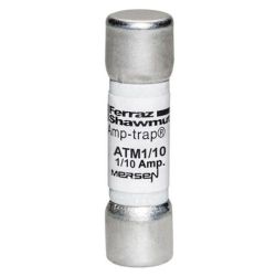 Mersen ATM1/10 Ferraz Shawmut Fast Acting Midget Fuse 1/10A 600VAC 600VDC