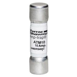 Mersen ATM10 Ferraz Shawmut Fast Acting Midget Fuse 10A 600VAC 600VDC