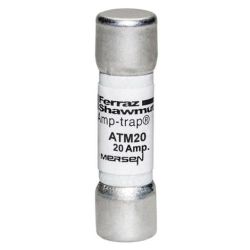 Mersen ATM20 Ferraz Shawmut Fast Acting Midget Fuse 20A 600VAC 600VDC