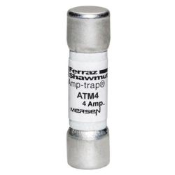 Mersen ATM4 Ferraz Shawmut Fast Acting Midget Fuse 4A 600VAC 600VDC