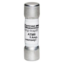 Mersen ATM6 Ferraz Shawmut Fast Acting Midget Fuse 6A 600VAC 600VDC