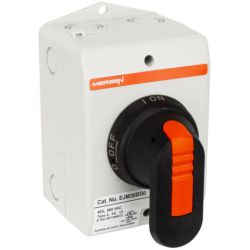 Mersen EJM30BS0 Ferraz Shawmut Enclosed Disconnect Switch 3-Pole 600VAC 30A Non-Fused NEMA 4X Special Compact Polycarbonate Enclosure