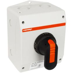 Mersen EJM60BS0 Ferraz Shawmut Enclosed Disconnect Switch 3-Pole 600VAC 60A Non-Fused NEMA 4X Special Compact Polycarbonate Enclosure