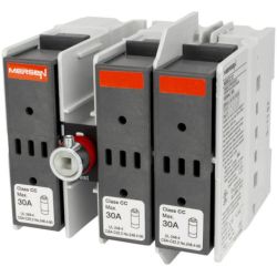 Mersen M30CC12 Ferraz Shawmut UL98 Fusible Disconnect Switch 30A CC Fused 3-Pole 600VAC 