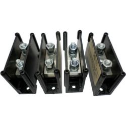 Mersen 62201 Ferraz Shawmut Mini PDB Power Distribution Block V212377 600V AC 600V DC 1-Pole 240A CU Copper Stud to Stud