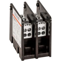 Mersen MPDB63132 Ferraz Shawmut 63132 Miniature PDB Power Distribution Block 1000VAC 1000VDC 2-Pole 135A AL Aluminum 175A CU Copper Box to Box