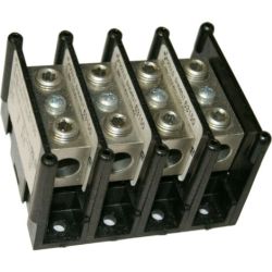 Mersen 63150 Ferraz Shawmut Mini PDB Power Distribution Block L213910 600V AC 600V DC AL Aluminum 185A CSA 175A UL Box to Box Adder