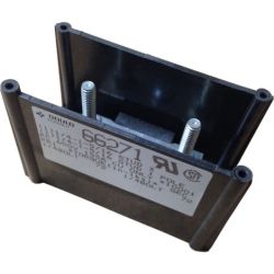 Mersen 66271 Ferraz Shawmut Intermediate PDB Power Distribution Block 600V AC 600V DC 1-Pole 155A CU Copper Stud to Stud