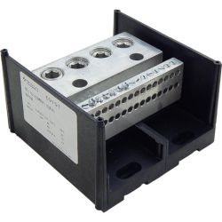 Mersen 69191 Ferraz Shawmut Large PDB Power Distribution Block 600V AC 600V DC 1-Pole AL Double Wide Aluminum 1520A Box to Box