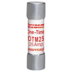 Mersen OTM25 Ferraz Shawmut Fast-Acting Midget PC Mount Miniature Fuse 250VAC 25A